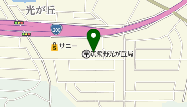 光が丘公民館の地図画像