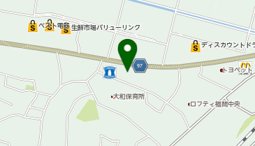 福津整骨院HAMAの地図画像