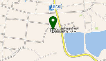 重症者ホームひさやまの地図画像
