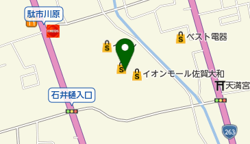 わいわいファーム佐賀大和店の地図画像