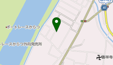 赤帽唐津配車センターの地図画像
