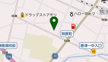 クック・チャム唐津店の地図画像