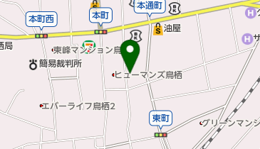 デイサービス楽笑倶楽部 本通りの地図画像