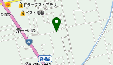 放課後等デイサービスにじのわの地図画像
