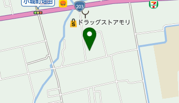 西鍼灸接骨院の地図画像