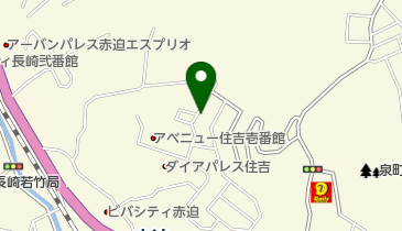 オッペン化粧品長崎中央営業所の地図画像