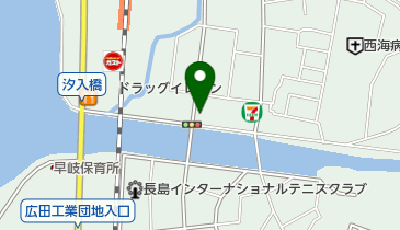 九州アストモスガス株式会社佐世保店の地図画像