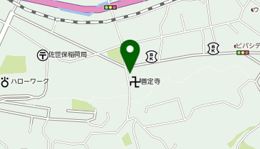 逢膳亭の地図画像