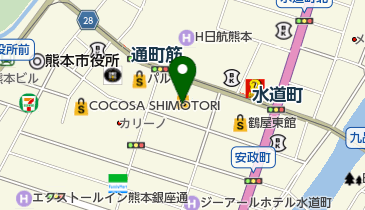 スタージュエリー熊本鶴屋店の地図画像