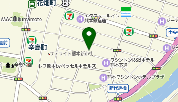 じゃんぱら熊本下通店の地図画像