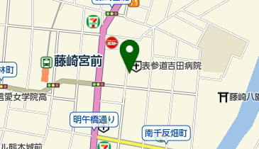 ふじさき調剤薬局の地図画像