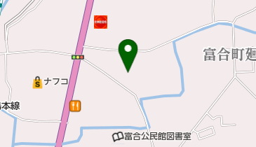 グループホームヒューマンケア富合の地図画像