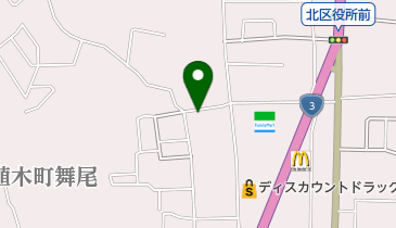 調剤薬局ケンコー堂植木店の地図画像