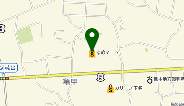 ラパックスワールド熊本玉名店の地図画像