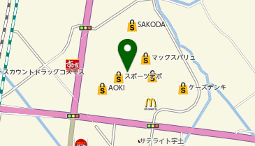 ブックオフ宇土店の地図画像