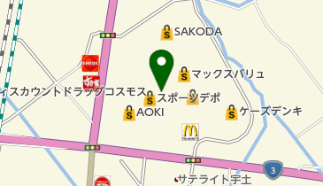 オフハウス宇土店の地図画像