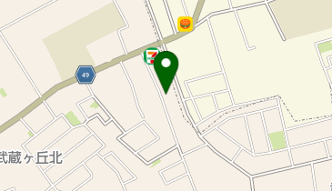 白金菊陽店の地図画像