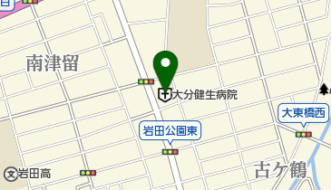 大分県医療生活協同組合組織課の地図画像