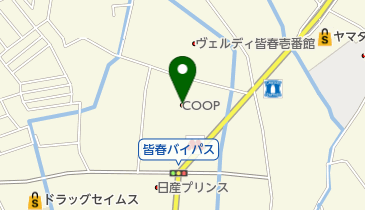 生活協同組合コープおおいた 店舗 co・opふらいるの地図画像