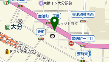 株式会社ミサオスタジオ大分店の地図画像