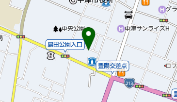 日建学院中津校の地図画像