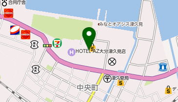 ポッポおじさんの大分からあげ津久見店の地図画像