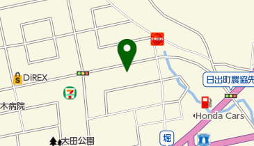 シャディサラダ館日出中央店の地図画像