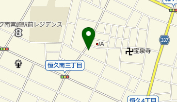 ミートショップくしまの地図画像