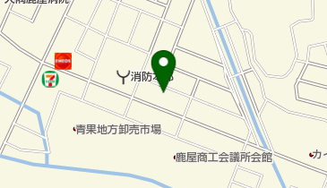 さかな館の地図画像