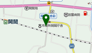 民宿かいもんの地図画像