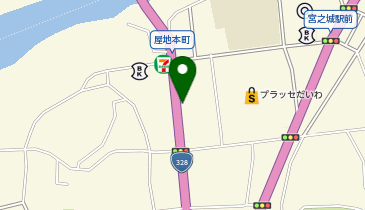 羽那寿しの地図画像