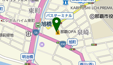 沖縄県女性就業・労働相談センター 女性のおしごと応援事業の地図画像