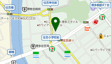 博多めし処中なかなか洲の地図画像