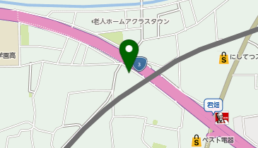 焼肉ばっされの地図画像