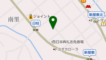 メトコス車輌の地図画像