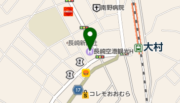 大村バスターミナルビル株式会社2階貸ホール事務局の地図画像