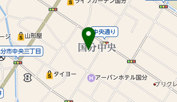 十字屋ヤマハ音楽・英語教室国分センターの地図画像