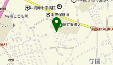 琉球新報 寄宮第一・与儀販売店の地図画像