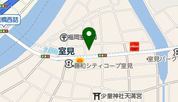 美容室ONEの地図画像