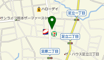 洗濯工房吉野屋 足立店の地図画像