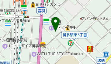 紀伊國屋書店 福岡営業所の地図画像