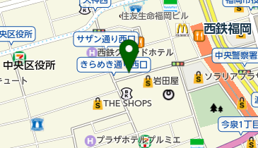福岡ゆきざき本店の地図画像