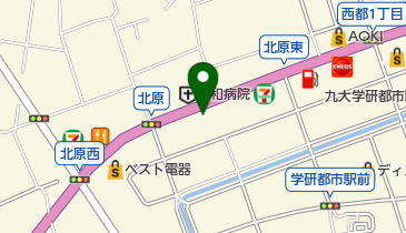 クック・チャム伊都店の地図画像