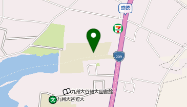 筑後北学童保育所の地図画像