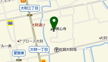 宗教法人佛心寺の地図画像