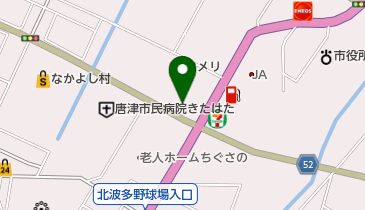 日建学院唐津校の地図画像