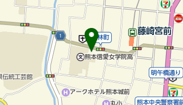 フジタヘアーの地図画像