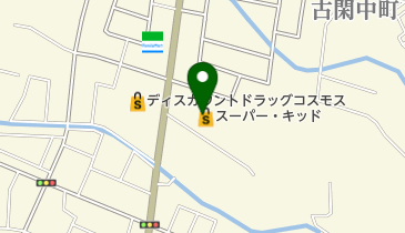 スーパー・キッド八代古閑中町店鮮魚部の地図画像