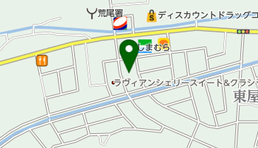 コインランドリーきらら東屋形店の地図画像