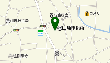 熊本県県北広域本部鹿本地域振興局 県税窓口の地図画像